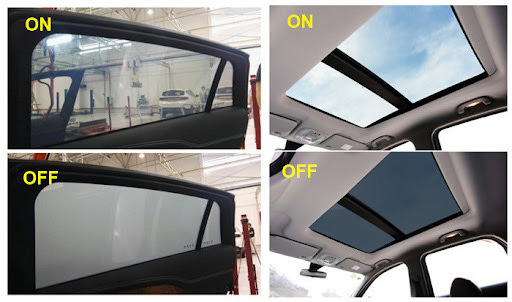 PDLC Car Window Tint Privacy Film Auto Matt Grey Smart Tint Film Switchable Electric Glass Car Tinting Film for Vehicles