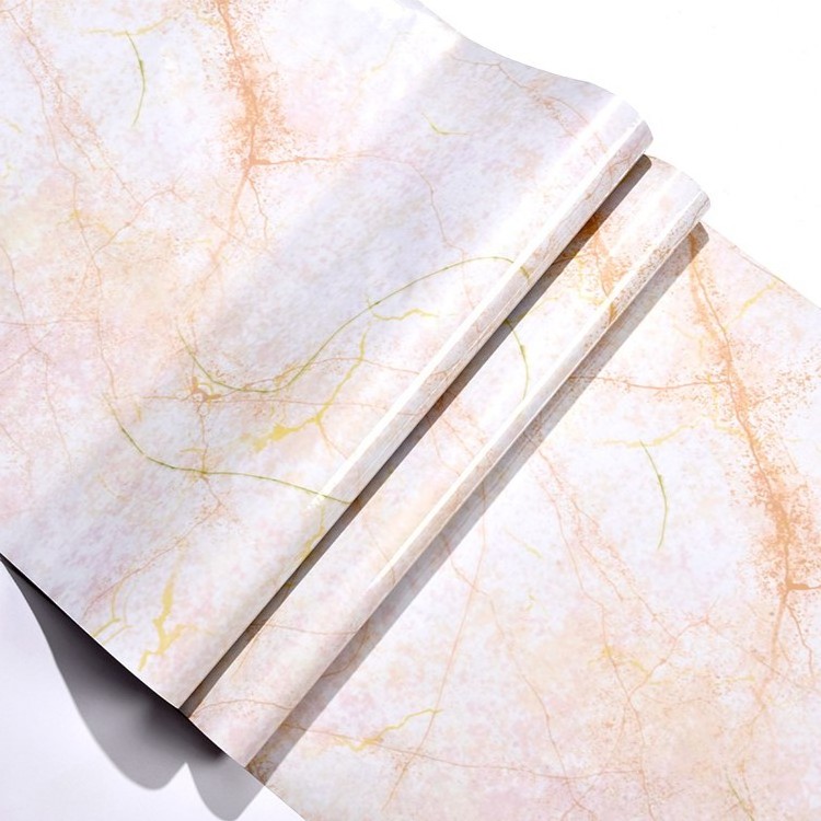 Explosive PVC marble stone pattern film wall panel pvc film foil furniture wardrobe with marble decorative film manufacturer