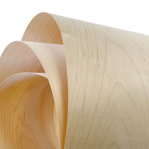 Factory Price Natural Canadian Maple Wood Veneer Sheets Veneer Wood Maple Veneers for Skateboards