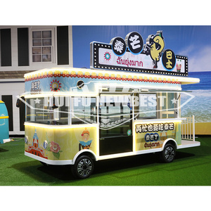 New Arrival Standard Street Food Vending Cart Electric Vintage Food Truck mobile coffee shop