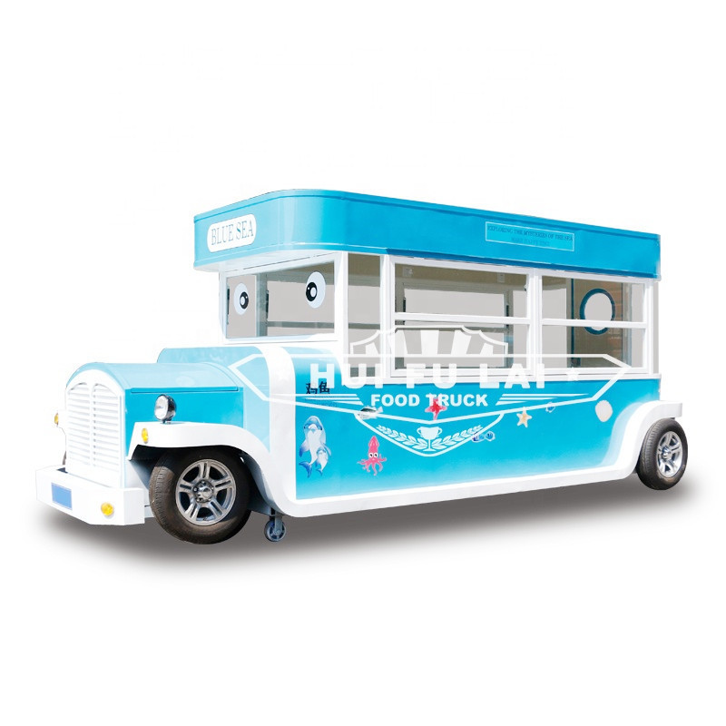 Popcorn Vending Food Trailer Catering Food Truck  Burger Bbq Fast Food Van For Sale