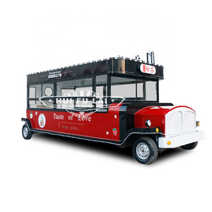 Multifunctional Customized Fast Food Truck Taco Burger Pizza Coffee Van Trailer Remorque Food Truck with Full Kitchen