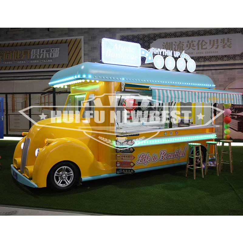 ice cream trucks catering trailer electric mobile food truck full equipped mobile food car for sale