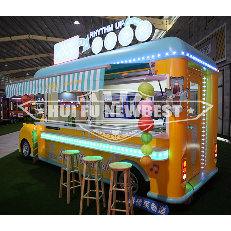 ice cream trucks catering trailer electric mobile food truck full equipped mobile food car for sale