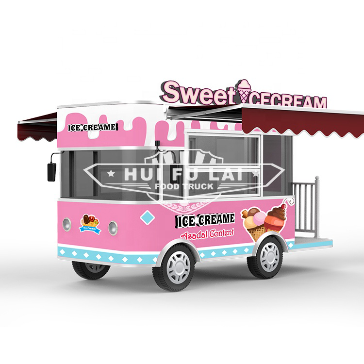 Custom Beer Bar Truck Flower Cart Ice Cream Food Trailer Taco Burger truck Stall Dessert Candy Wedding Cart