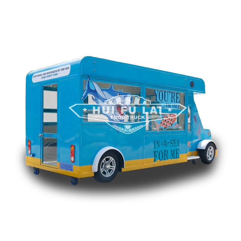 New Arrivals Food Vending Cart Snack Business Burger Food Truck Concession Fast Hot Dog Carts For Sale