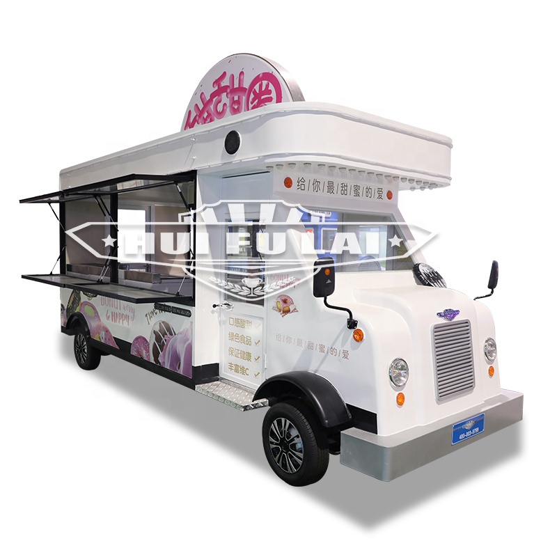 fully equipped mobile coffee trailer truck vending restaurant car machine for foods and drinks