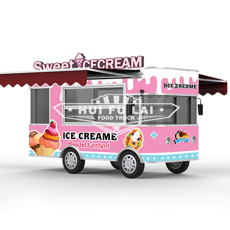 Custom Beer Bar Truck Flower Cart Ice Cream Food Trailer Taco Burger truck Stall Dessert Candy Wedding Cart