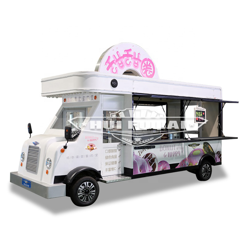 fully equipped mobile coffee trailer truck vending restaurant car machine for foods and drinks