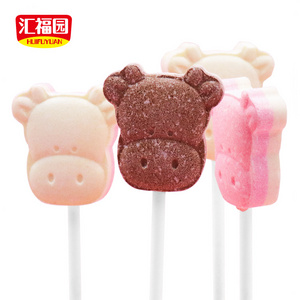 Wholesale cheap milk flavor cow shape tablet compress candy