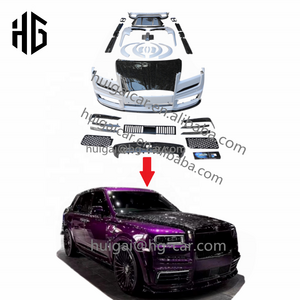 New Arrival MSY Style FRP Front Bumper Chin Rear Bumper Side Skirt Car Tuning Body Kit For RR Cullinan