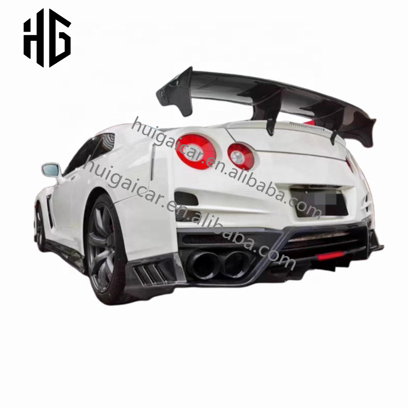 Supply Car Accessories Parts OME Style Carbon Fiber Rear Bumper Lip For Nissan GTR R35 Rear Diffuser