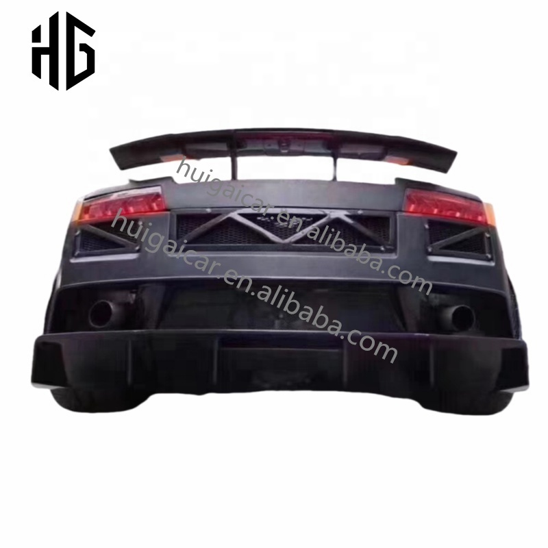 LP550 Racing car diffuser parts for lambo gallardo lp550 carbon fiber rear lips bumper kit