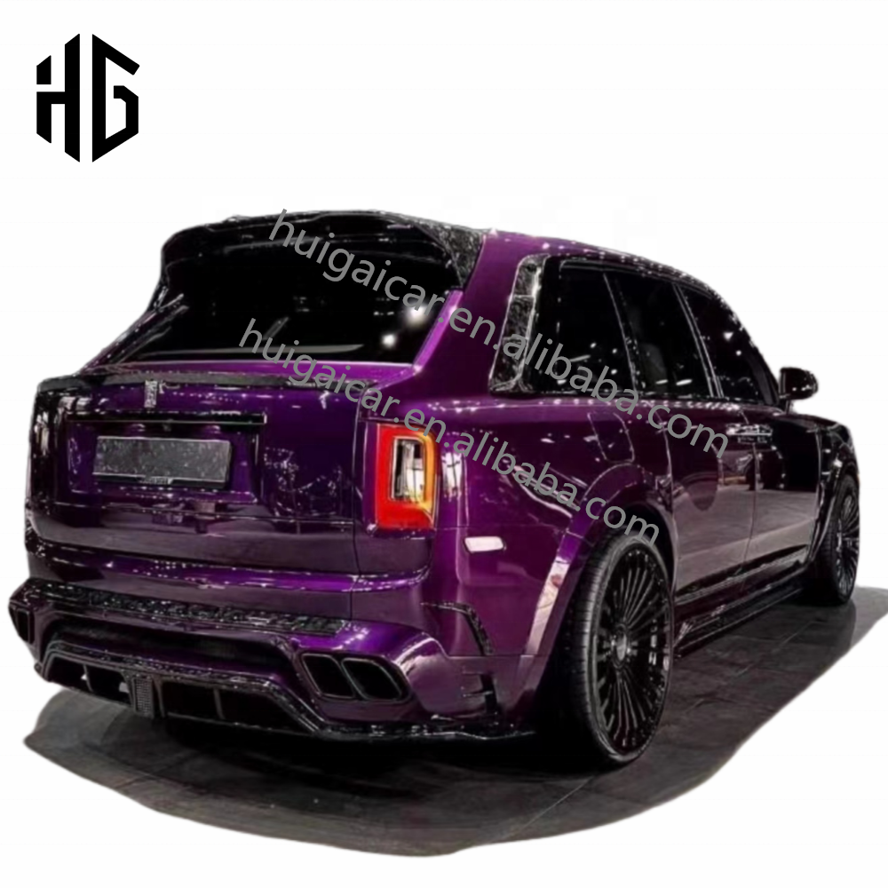 New Arrival MSY Style FRP Front Bumper Chin Rear Bumper Side Skirt Car Tuning Body Kit For RR Cullinan