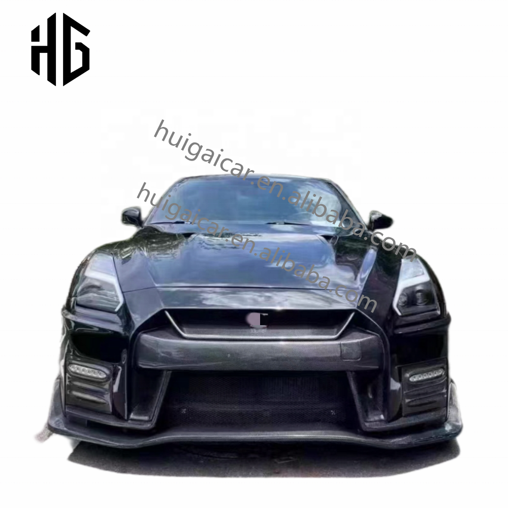 Full Nismo Body Kit For Nissan GTR R35 Upgrade to Bumpers Side Skirt Lips Fenders Rear Wing Auto Accessories