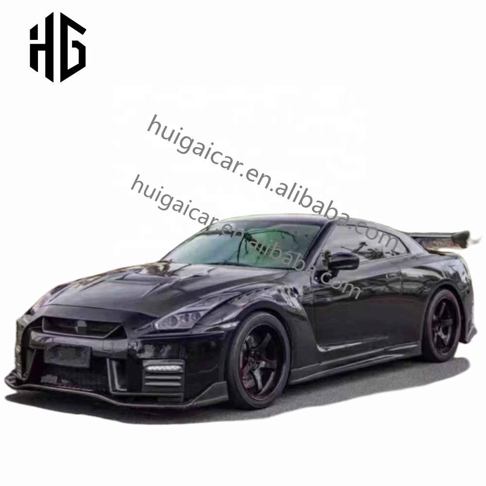 Full Nismo Body Kit For Nissan GTR R35 Upgrade to Bumpers Side Skirt Lips Fenders Rear Wing Auto Accessories