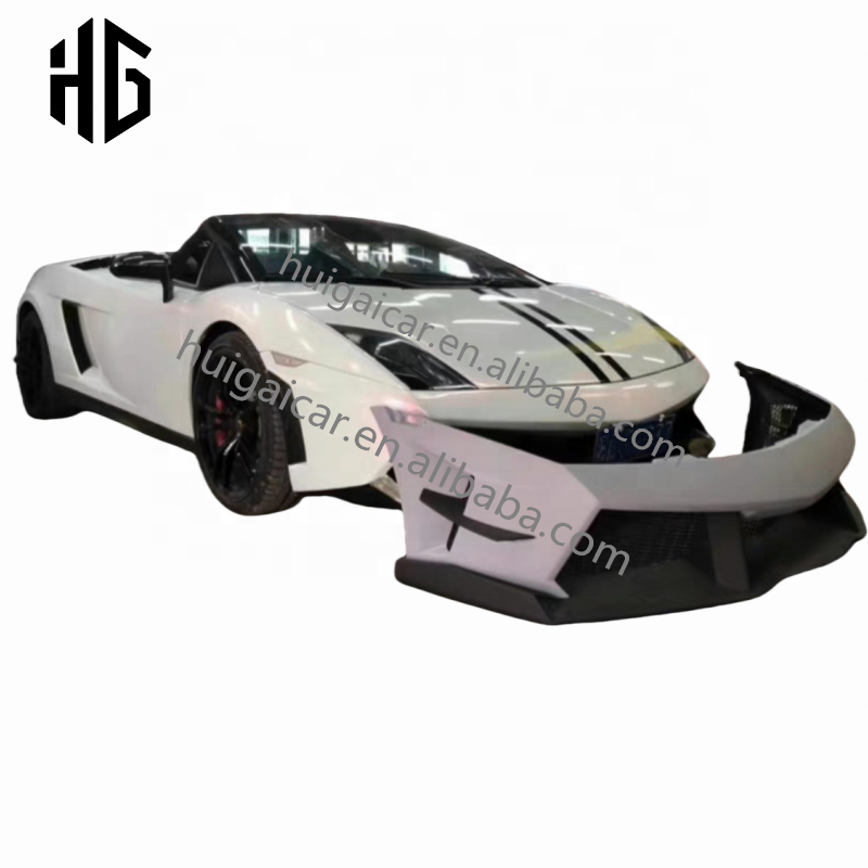 Upgrade to Revozport Style LP550 Car Bumper Kit For Lambo Gallardo Front Body Bumper Spoiler Lip Auto Parts