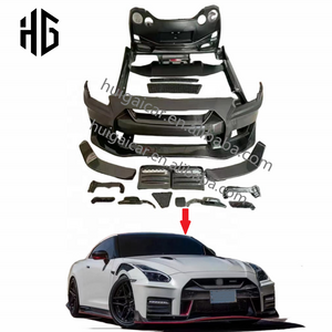 Full Nismo Body Kit For Nissan GTR R35 Upgrade to Bumpers Side Skirt Lips Fenders Rear Wing Auto Accessories