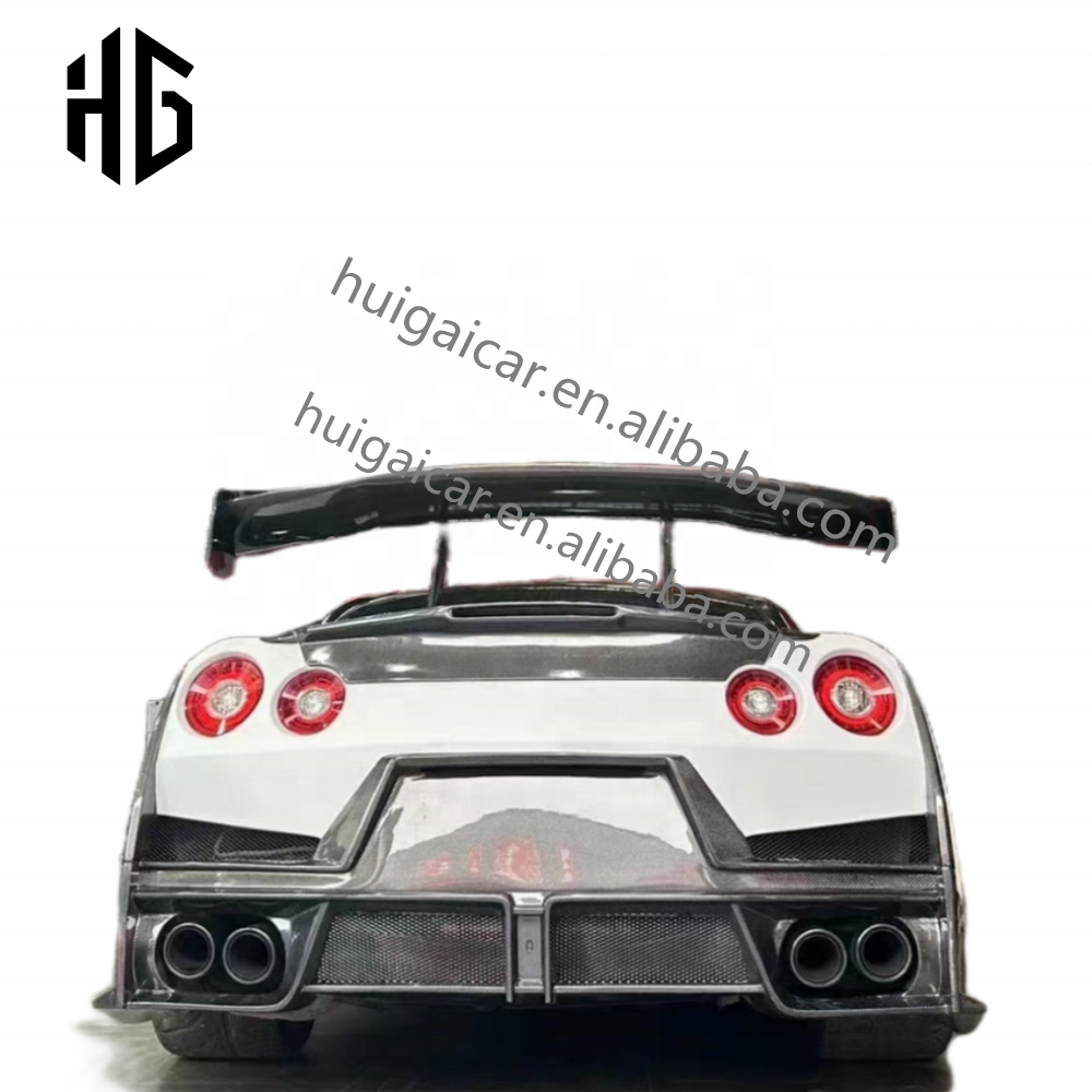 2024 New Arrival Half Carbon Fiber Body Kit For Nissan GTR R35 Coverte to NISMO Style Front Rear Bumper Guard Kit