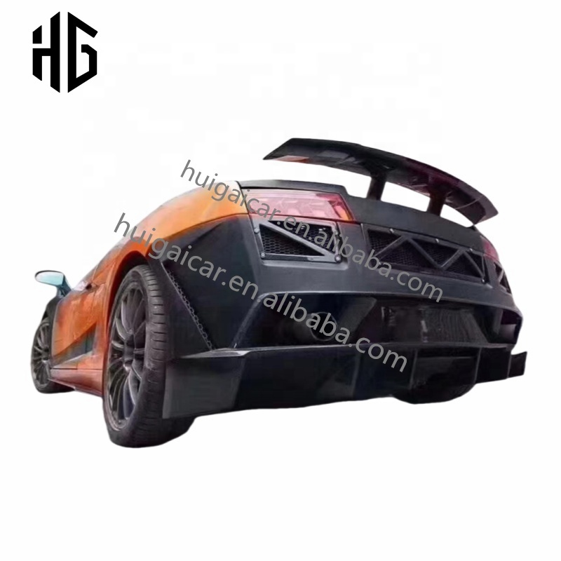 LP550 Racing car diffuser parts for lambo gallardo lp550 carbon fiber rear lips bumper kit