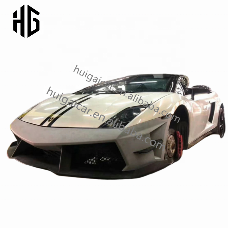 Upgrade to Revozport Style LP550 Car Bumper Kit For Lambo Gallardo Front Body Bumper Spoiler Lip Auto Parts