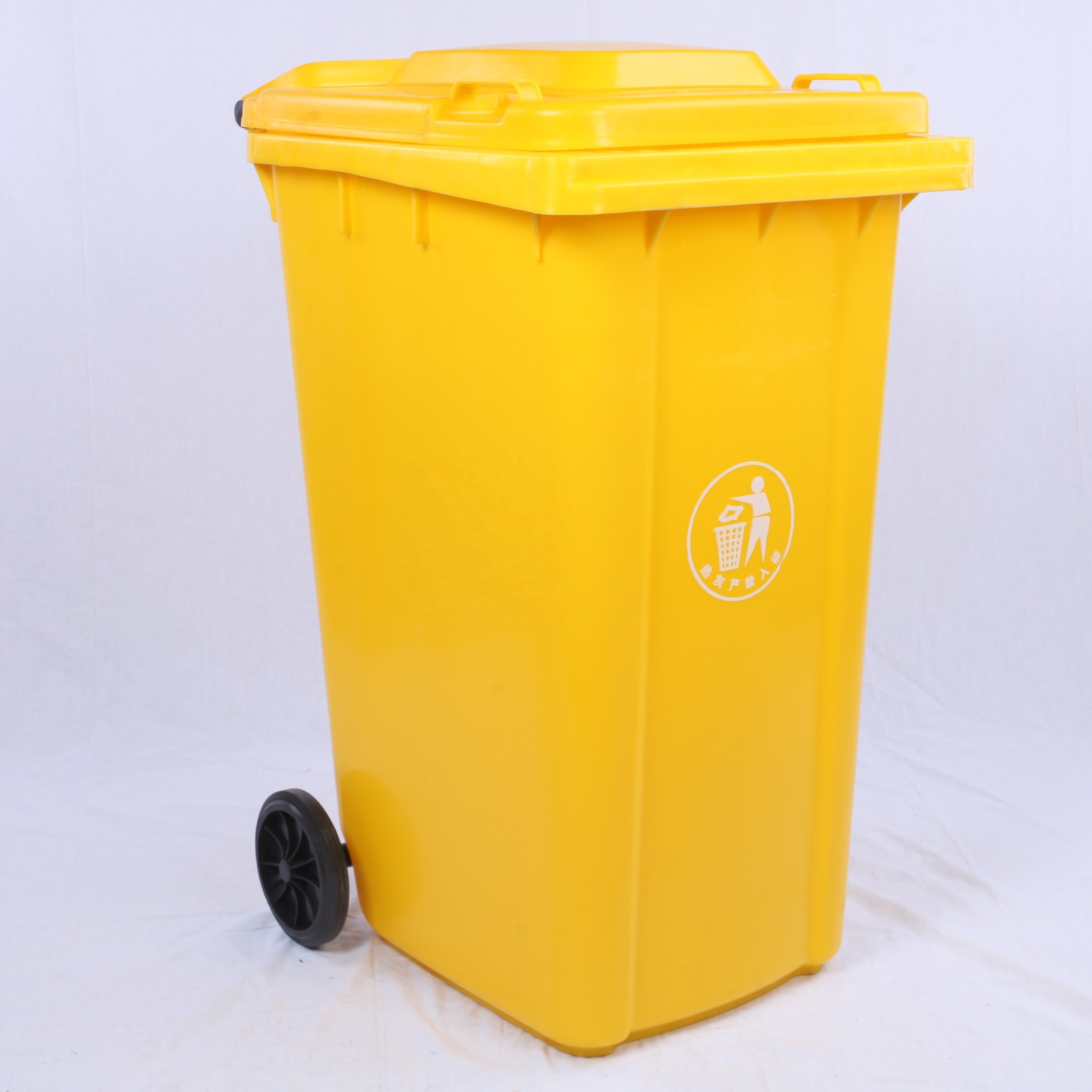 Direct factory hotel home hospital wheelie outdoor trash can metal garbage waste 240l