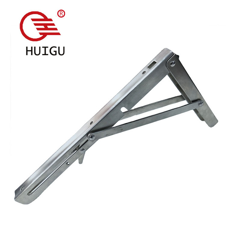 Factory Custom Triangle Wall Mount Tripod Shelf Supports Stainless Steel Case Parts Concealed L Shaped Triangle Shelf Bracket