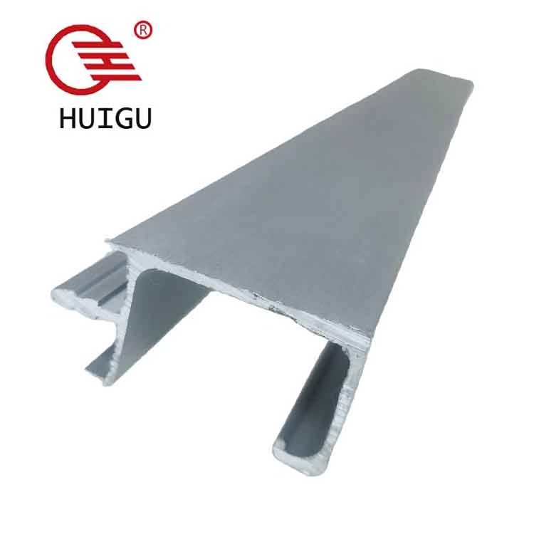 HUIGU hardware Edge Black /Matte/ Champagne/ Sand silver Kitchen Profile G Furniture Aluminum Cabinet Handle