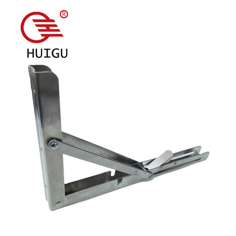 Factory Custom Triangle Wall Mount Tripod Shelf Supports Stainless Steel Case Parts Concealed L Shaped Triangle Shelf Bracket