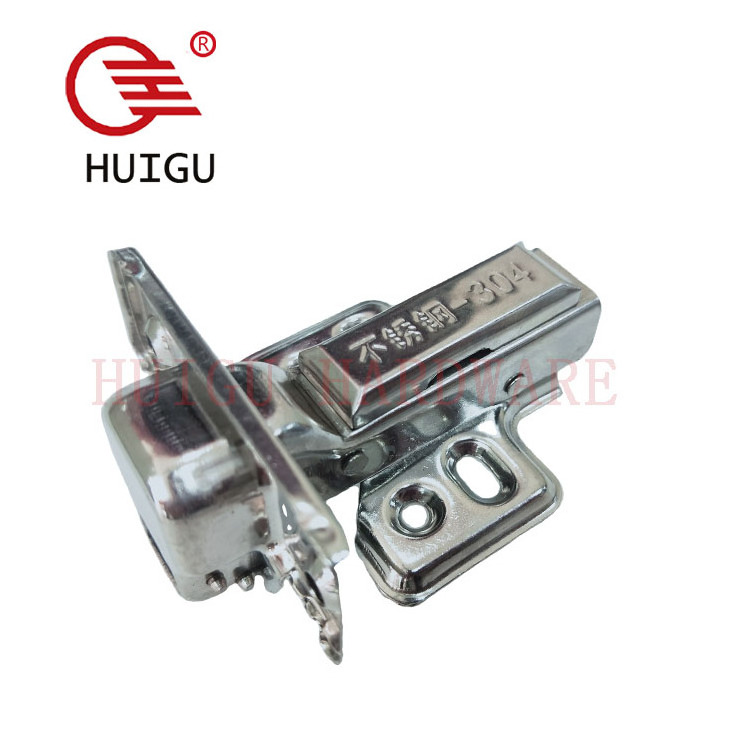 Soft Closer Stainless steel cabinet glass door hinge