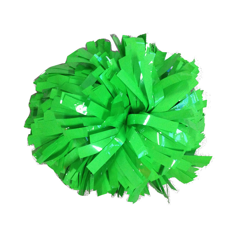 waterproof hand held pink red green cheerleading pom poms for cheerleading competition