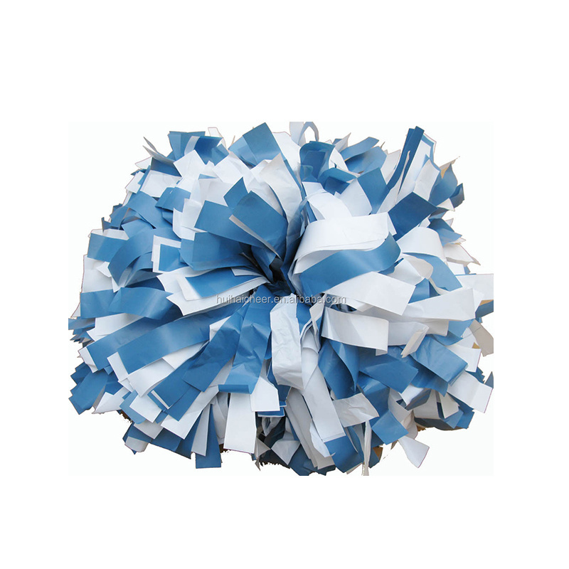 High Quality Colorful Handheld Plastic Cheerleading Pom Poms For Girls