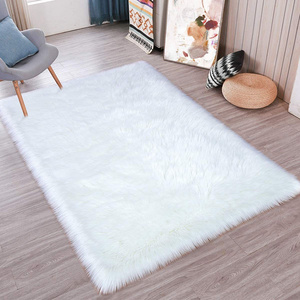 Hot Selling Cheap Price Faux Sheepskin Carpet Bedroom Floor Rug Bedroom Fur Rugs Faux Carpets