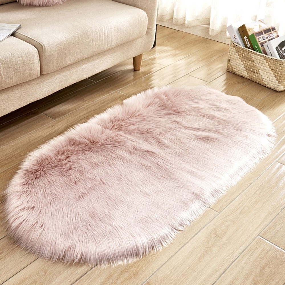 Hot Selling Cheap Price Faux Sheepskin Carpet Bedroom Floor Rug Bedroom Fur Rugs Faux Carpets