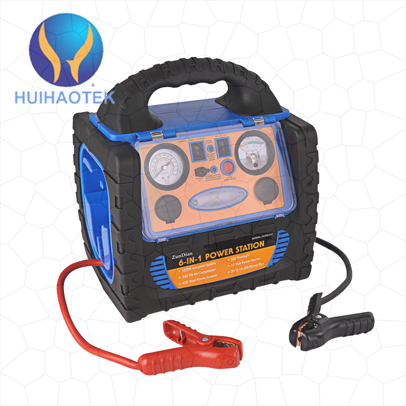 Car Charger Jump Starter Portable Air Compressor & Solar Of R&D Factory,Lead Acid Multi-Function Energy Storage Battery