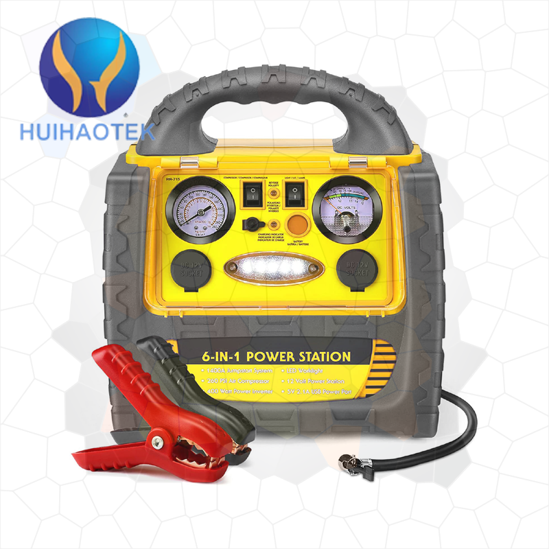 Car Charger Jump Starter Portable Air Compressor & Solar Of R&D Factory,Lead Acid Multi-Function Energy Storage Battery