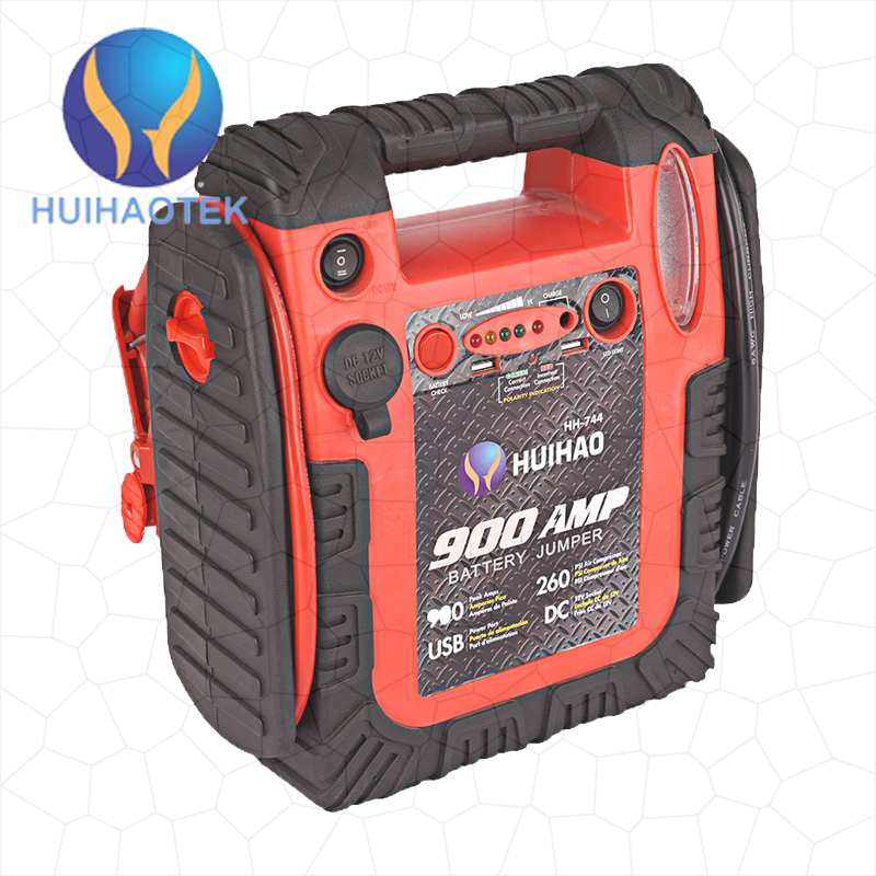 HUIHAOTEK ODM battery&spirit a8 car starter&auto batteries and OEM jump starter with air compressor