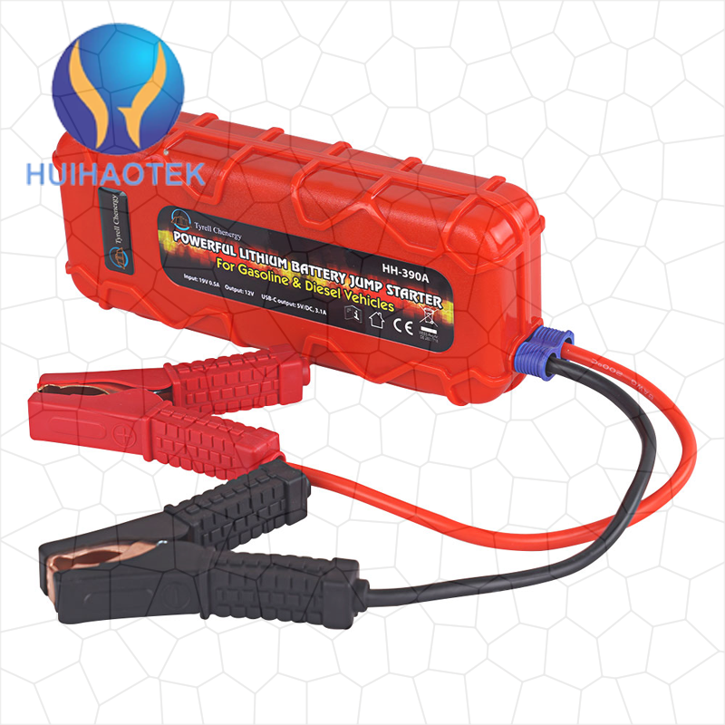 HUIHAOTEK ODM jumpsmart starter/flashlight/power bank-jump air compressor&lithium ion batteries and Portable jump starter