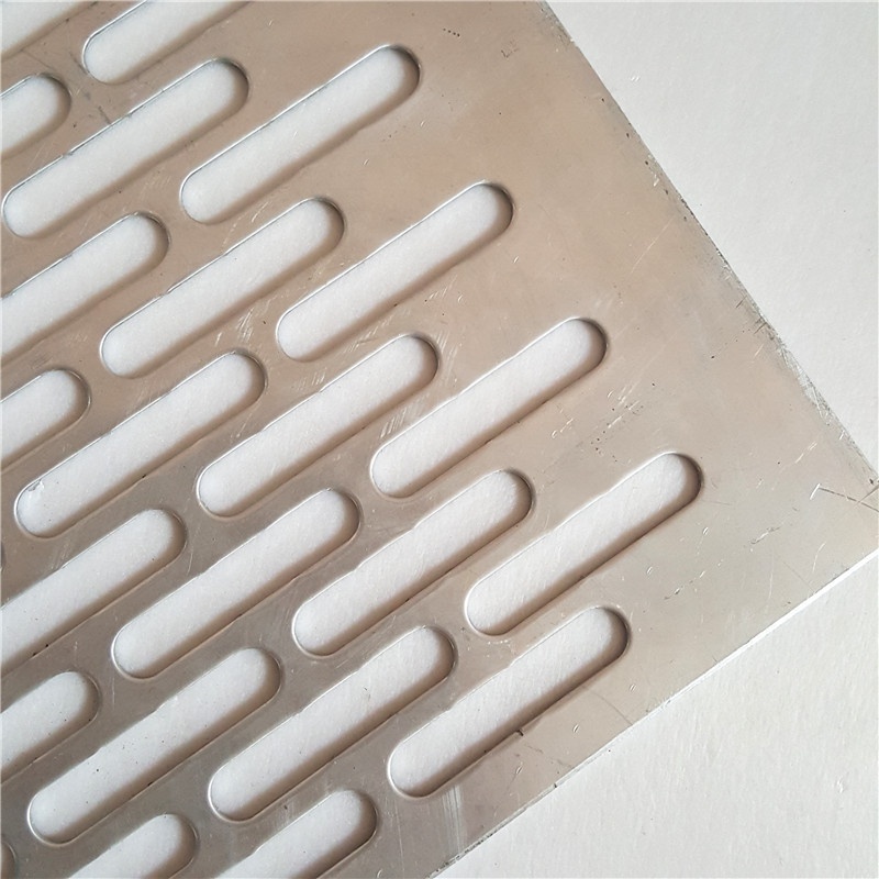 Slotted Hole Stainless Steel Perforated Mesh Sheets