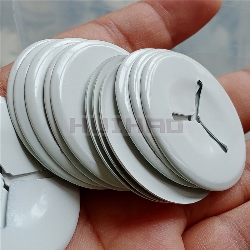 galvanized steel square Aluminum self locking clips insulation washers for fixing rock wool insulation pins