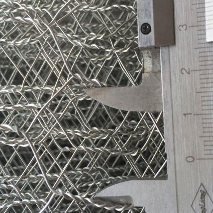 Normal twisted Hexagonal wire mesh, reverse twisted Stainless Steel Hex Wire Netting For Pipe Heat Insulation