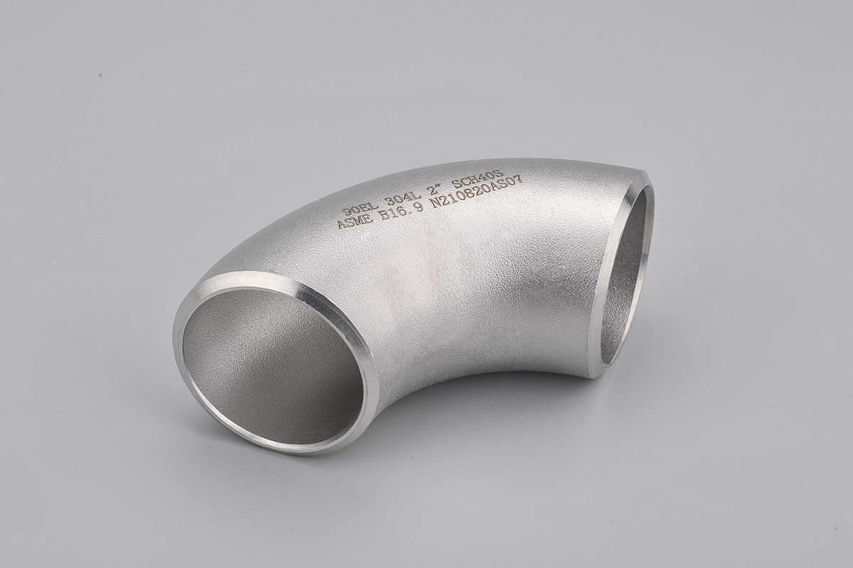 Elbow Stainless ASTM A312 304 304L sanitary Pipe Matching Fitting 4'' 6'' 8'' 10'' SCH80 Stainless Steel pipe fittings