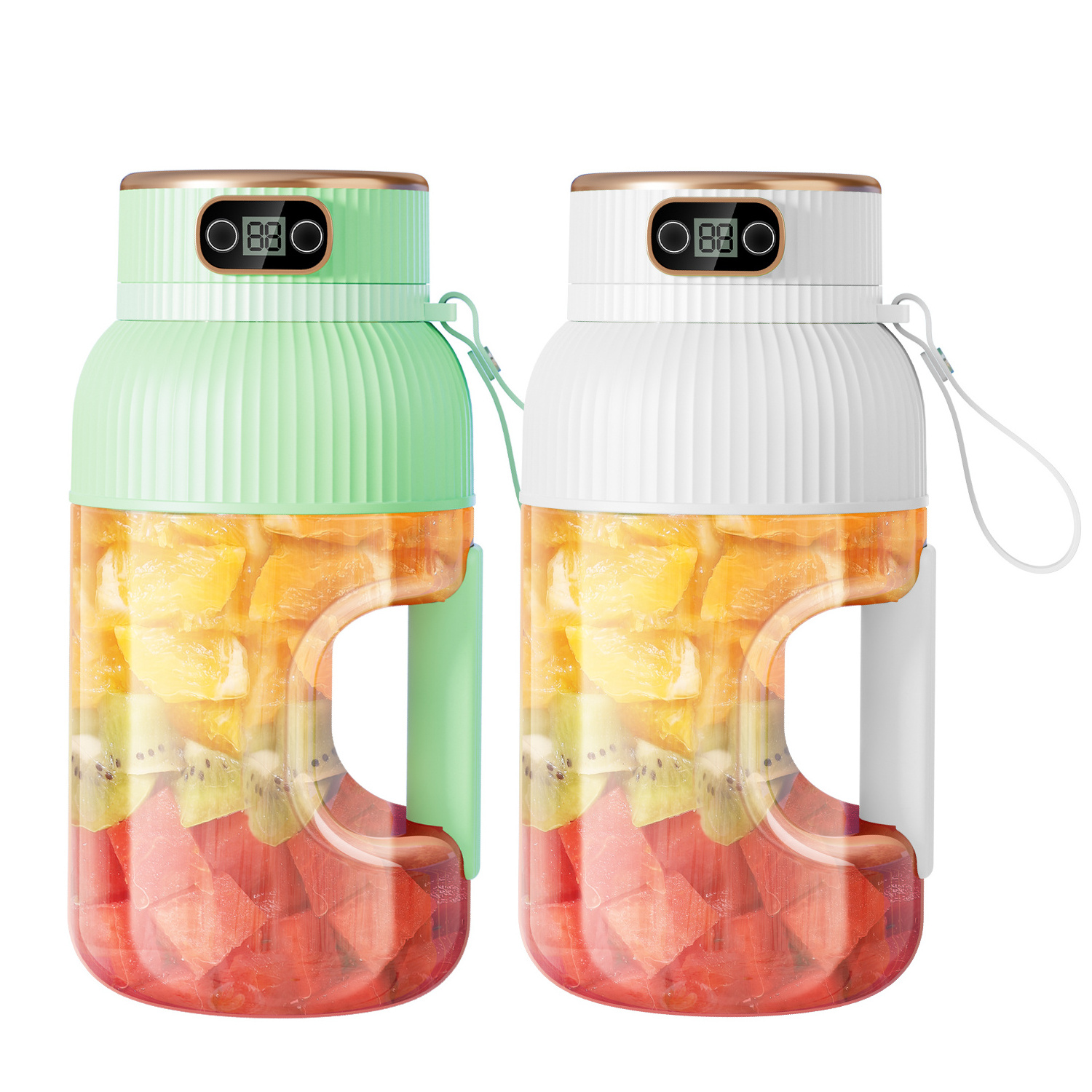 2024 New Product Big Capacity Citrus Orange Juice Cup Machine Smoothies Blender Portable Electric Usb Charging Mini Fruit Juicer