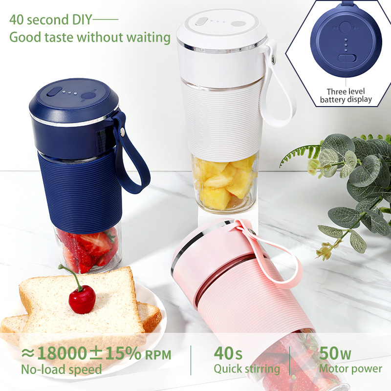 Hot Usb Recharge Mini Orange Citrus Fruit Electric Juice Extractor Machine Bottle Fresh Smoothie Portable Blenders Juicers