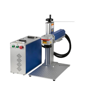 50W JPT Fiber Laser Marking Machine for Metal Stainless Steel with EzCad Lightburn Control Software