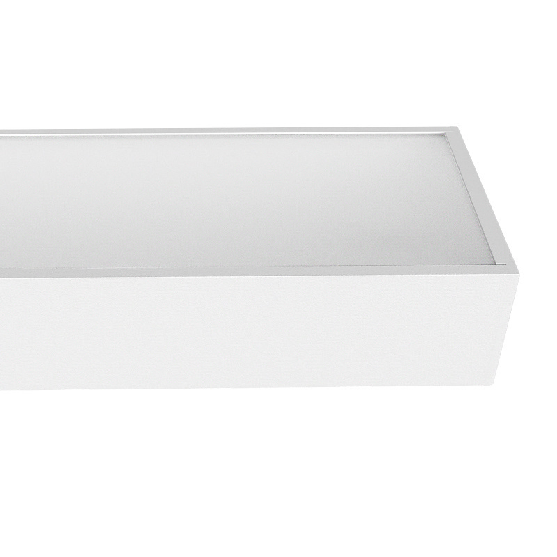 OEM office hotel shop linear led lighting system ugr 19 anti glare 3000K 4000K 5000K 1200mm plastic batten linear light