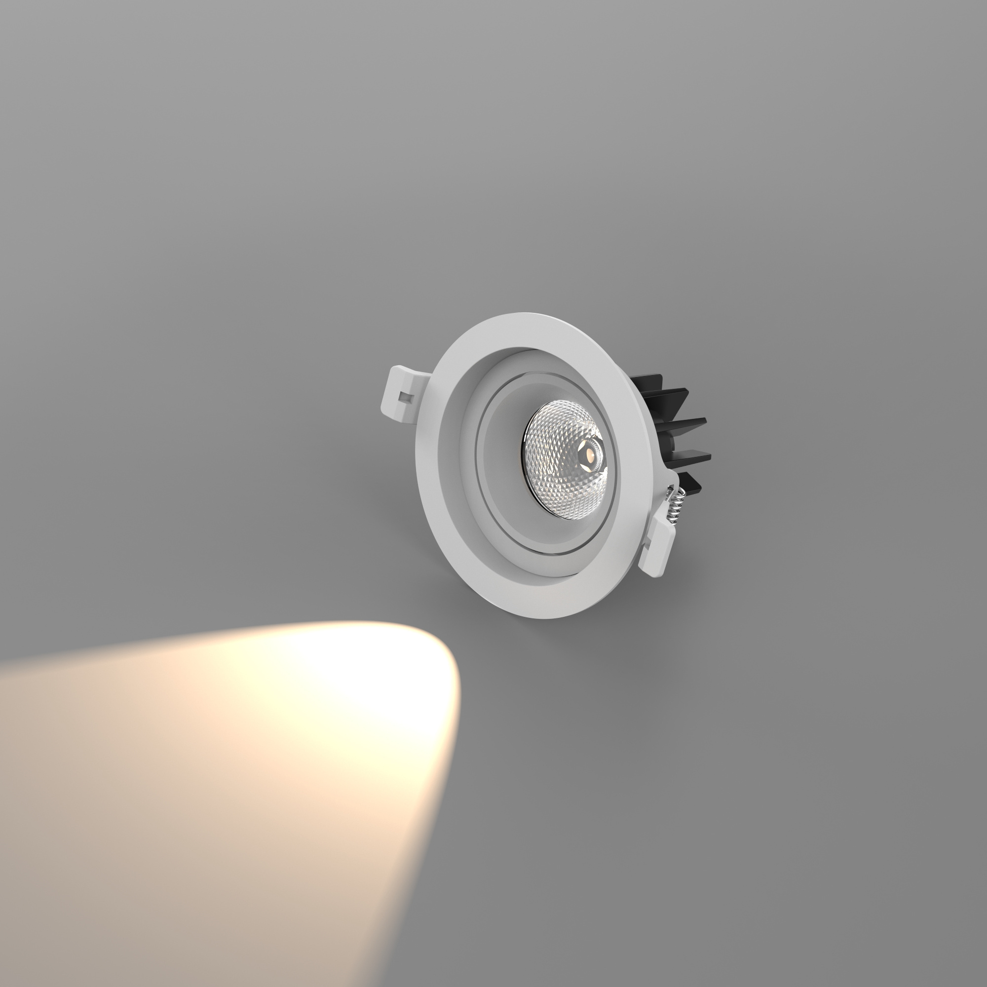 High Quality mini 5w 9w black white recessed embedded fixed round anti glare spot lamp led ceiling spotlight