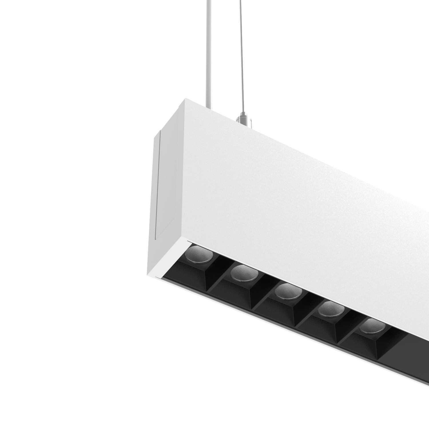 30w dali dimmable commerical Office shop Aluminum Fixture embedded ceiling mounted pendant hanging tube Cob led Linear light