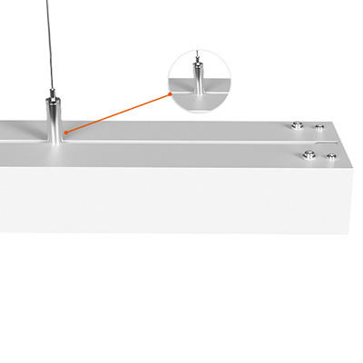 OEM office hotel shop linear led lighting system ugr 19 anti glare 3000K 4000K 5000K 1200mm plastic batten linear light