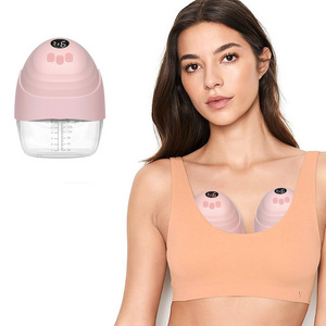 Anly Kiss Hands-Free Electric Breast Pump Portable  Wearable Breastfeeding  Pump Double Side LCD Display OEM Low Noise